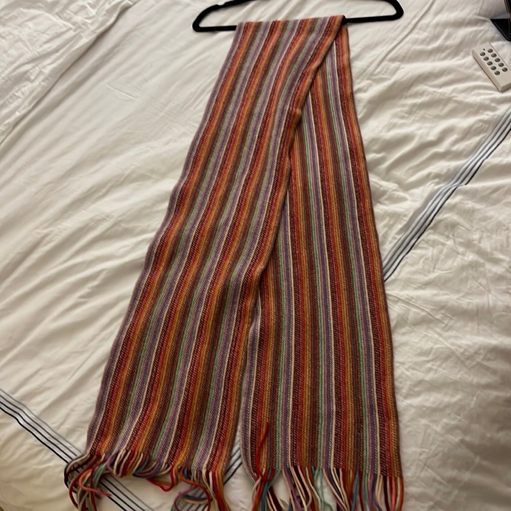 William Brunton Lambswool scarf- made in Scotland